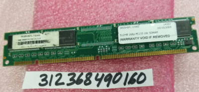 Barrette Mémoire SDRAM PC133 512 Mo 168 Broches - Non-ECC, Occasion