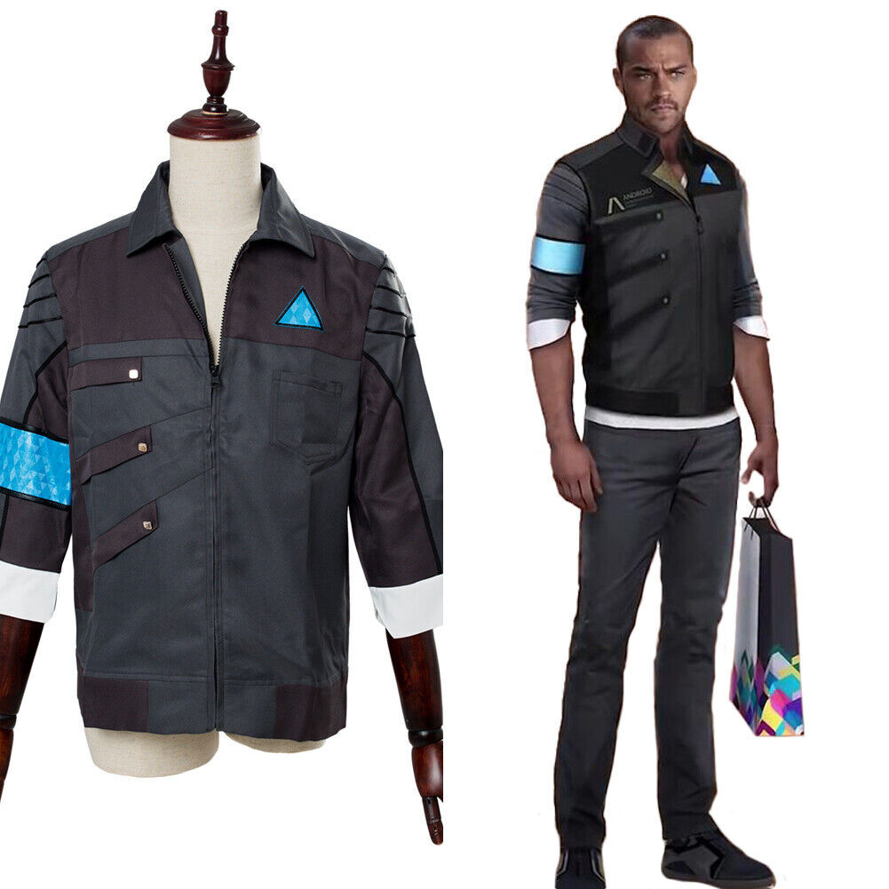 Detroit: Become Human Cosplay Markus RK200 Casual Coat Jacket Housekeeper  Party
