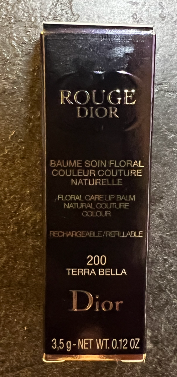 Rouge Dior Colored Lip Balm 200 Terra Bella in Matte. NEW in Box
