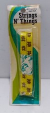 Vintage STRINGS N  THINGS SHOELACES - TEDDY BEARS - 1981 40  USA R.I. NOS TB