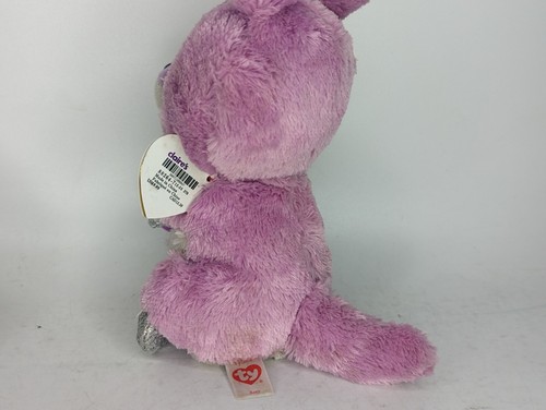 Neu Ty Beanie Boo Rory 6" SELTEN lila Känguru Claire's exklusiv neu mit Etikett Ostern - Bild 4 von 5