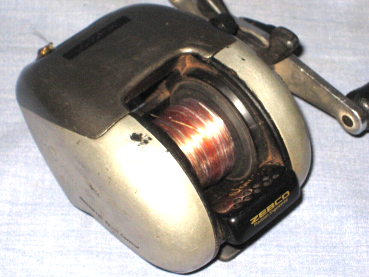 1743- ZEBCO QUANTUM QL2000 BAIT CASTER FISHING REEL - WORKING | eBay