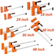 Jorgensen 18''/24''/30''/36''/48'' Bar Clamps 90°Cabinet Master Parallel Jaw USA
