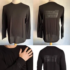 IN-N-OUT BURGER Official Men's "NO DELAY" Long Sleeve Black T-Shirt Size Medium