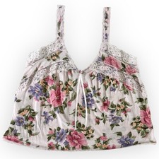 Vintage 90  s Floral Print Tank Top