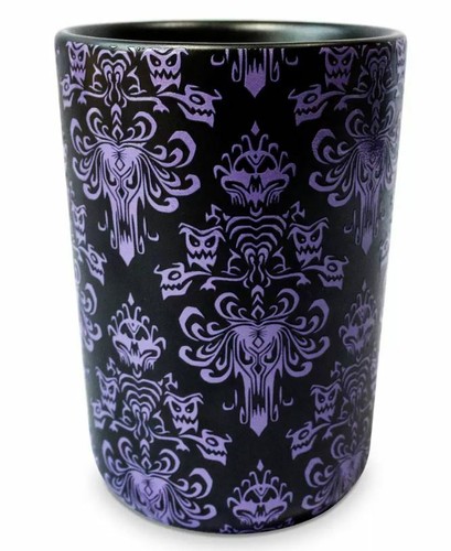 Disney Parks The Haunted Mansion Wallpaper Tall Latte Mug Cup Purple Black - Picture 3 of 3