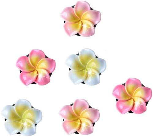 6Pcs Colorful Flower Car Air Vent Clips - Cute Interior Decor & Fresheners