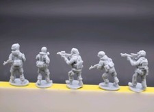 1/72 Ukrainian Special Warfare Soldiers 5Pcs Ornament 3D Printed Resin