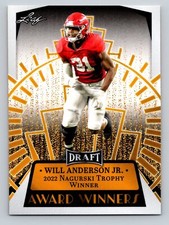 2023 Leaf Draft Football #17 Will Anderson Jr. Award Winners Alabama