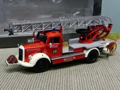 1/43 Minichamps MB L3500 Drehleiter Feuerwehr Bensheim SONDERPREIS 439350081