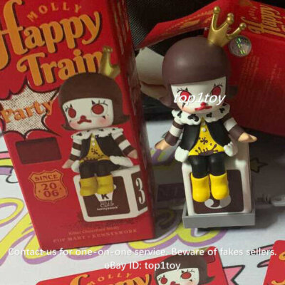 POP MART x MOLLY Happy Train Party Killer Chocolate Molly Mini