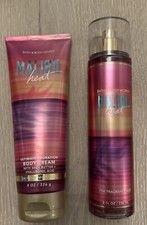 BATH  BODY WORKS MALIBU HEAT FRAGRANCE MIST BODY CREAM SET 2 8 oz