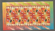 Lithuania 2002 Europe The Circus Mini Sheet New Full Gum MNH N4334