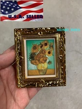 1/6 Vincent Van Gogh Sunflowers Scene Props Painting Model For 12" Action Figure
