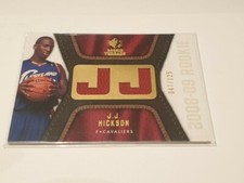 2008-09 SP Rookie Threads Gold J.J. Hickson Rookie Dual Jersey Patch #ed/125