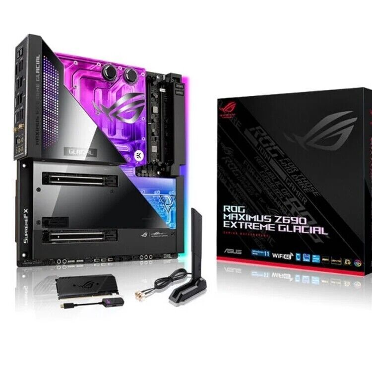 ASUS ROG MAXIMUS Z690 EXTREME GLACIAL LGA1700 128GB Motherboard