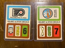 1978 topps hockey stickers new york islanders flyers nhl