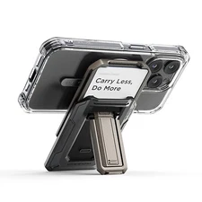 VRS DESIGN [D-Wallet Origin]MagSafe Wallet & Kickstand for iPhone 13 14 15 16 17