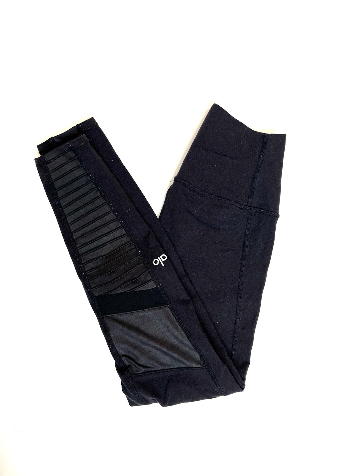 Alo Yoga High Waisted Moto Leggings for Women in XXS Black Skinny Fit