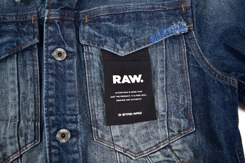 G-Star Raw, Deline Dc 3D Delgado Jkt ,Talla M Jean Restaurado Usado Vintage Look - Imagen 7 de 8