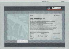 NAVIS Schiffahrt 1995 Hamburg Bremen Hannover Freiburg 50 DM Walter Stork Hafen