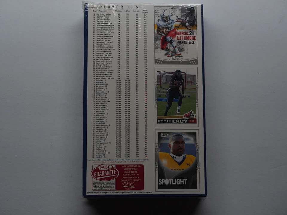2013 Sage Hit High Series Football Hobby Box - Image 2 of 2
