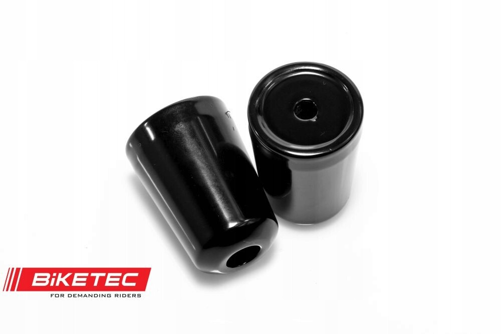 Emouts de guidon Suzuki noirs pour moto custom et roadster