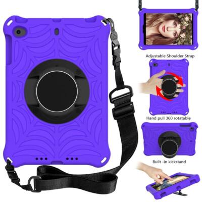 For iPad Mini 5 4 3 2 1 7.9 in Case 360 Rotating Shockproof Strap EVA Kids Cover