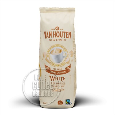 Van Houten Ground White 10 x 1000g Fairtrade