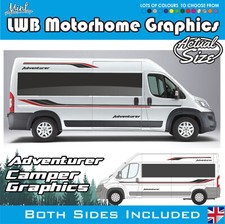 L3 Citroen Relay Motorhome Camper Van Stripes Graphics Decals Boxer Ducato 087