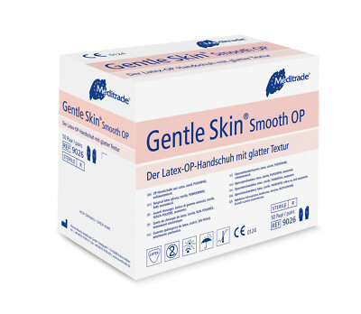 Meditrade Gentle Skin Smooth OP-Handschuhe Latex puderfrei 50 Paar Gr. 6-9