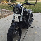 Black Headlight Cowl Fairing Mask For Harley Sportster Dyna FX/XL 883 1200 Racer