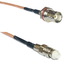 RG316 BNC FEMALE SM BULKHEAD to FME FEMALE RF Cable Rapid-SHIP LOT
