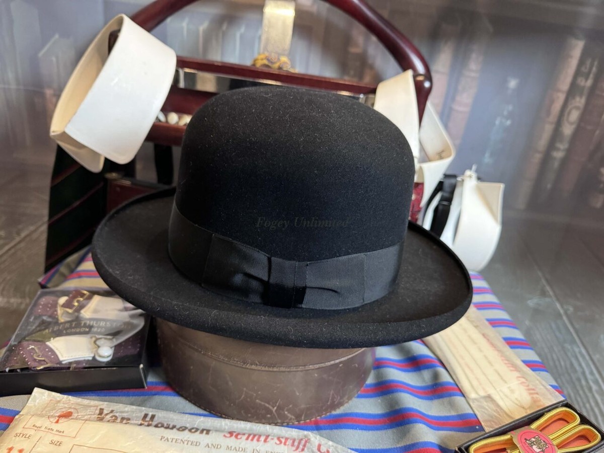 Vintage Moores London Homburg Hat in Excellent condition Size