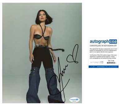 INNA SIGNED ROMANIAN SINGER HOT SUN IS UP AMAZING 8x10 PHOTO - ACOA COA