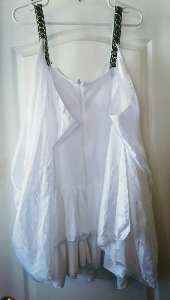 Sexy Mini Vestido Egipcio Elegante Blanco por Spirit Halloween Talla Adulto Mediano Foto 4 de 4