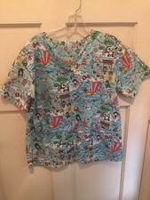 Scrubs Uniform Asian Japanese Characters Size Small