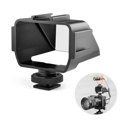 Andoer Universal Camera Selfie Vlog Flip Up Mirror Screen 3 Cold Shoe Mount O3U0