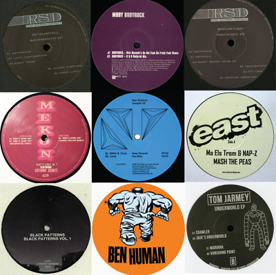 Vinyl Collection Lot 9 x Breakbeat, Breaks, Drum n Bass, Hip-House VG+ VG+