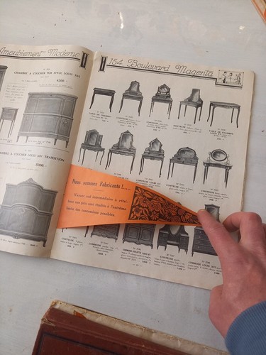 Lot of 5 Crozatier T&B Vercelli Louvre Antique Furniture Furniture Catalogues - Picture 13 of 24