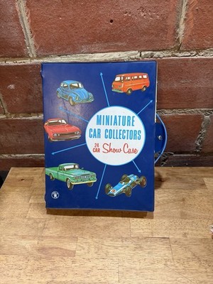 1967 Mattel  24 Car Collectors Case with VW, Camaro, Ford Van Art Cover