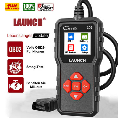 LAUNCH CR300 Profi OBD2 KFZ Diagnosegerät Scanner Auslesegerät Batterietester