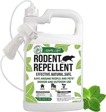 Mighty Mint 1 Gallon Mice Rat Rodent Repellent Spray, All Natural Peppermint Oil