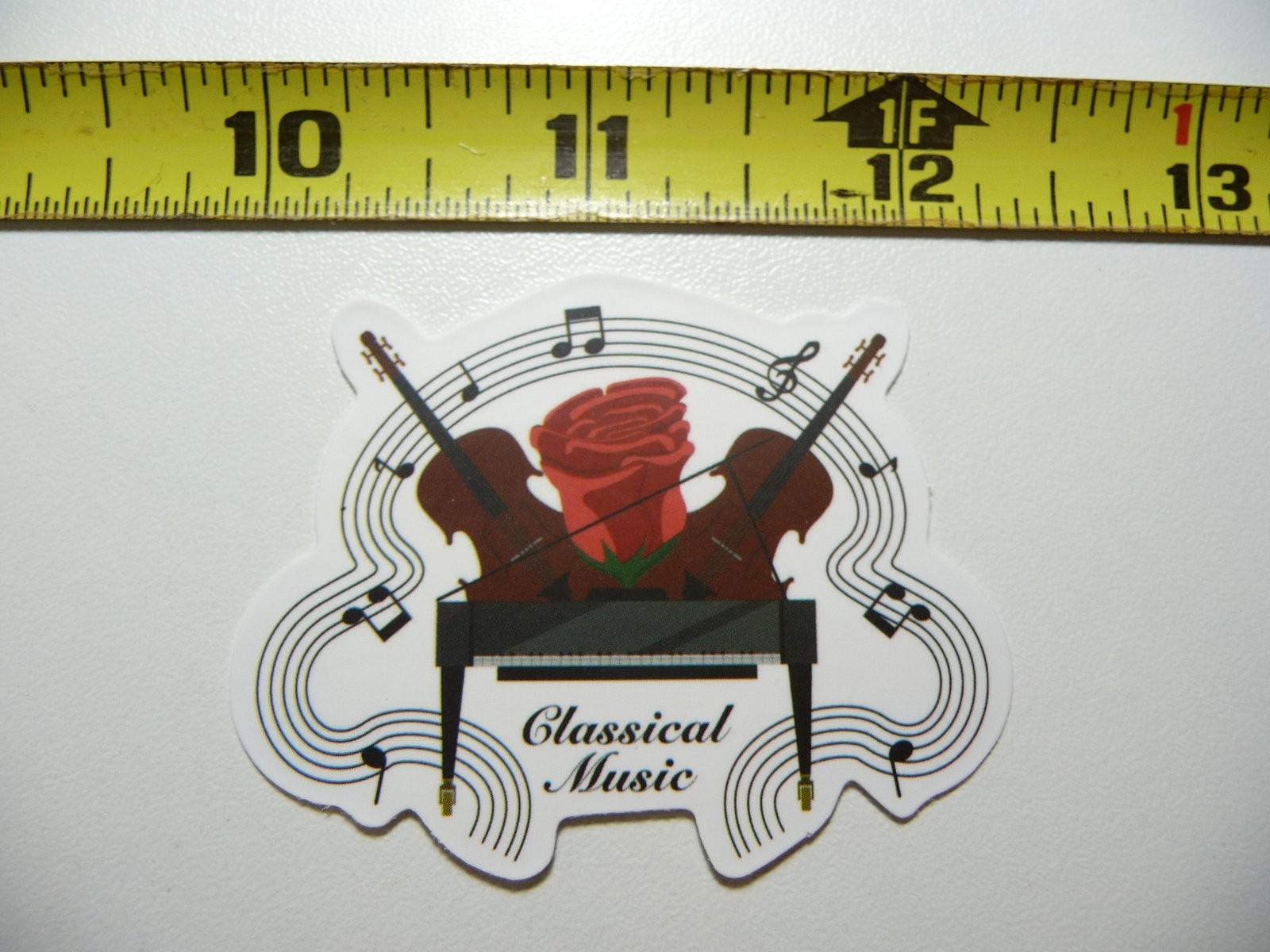 Classical Music Decal Sticker Band Concert Hall Musical Art