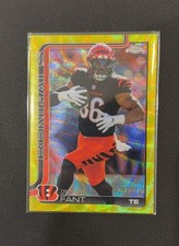 2025 Topps Chrome Noah Fant Cincinnati Bengals #274 Yellow Refractor /275