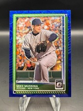 2025 Donruss Baseball - Mike Mussina Optic Blue Velocity #100 New York Yankees