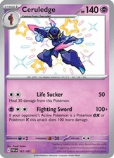 NM-Mint Ceruledge - 162/091 - Shiny Rare Pokemon Paldean Fates on eBay