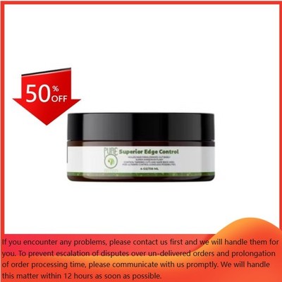 PureO Natural Superior Edge Control Hair Gel - 4oz