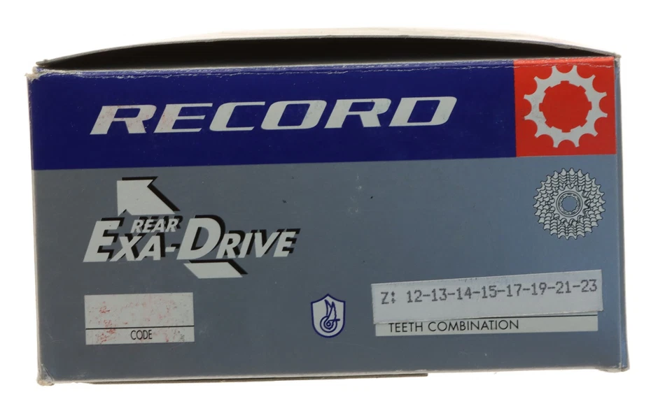 Campagnolo Record 8 Speed Cassette 12/23T Exa-Drive Steel NOS NEW NIB - Image 4 of 4