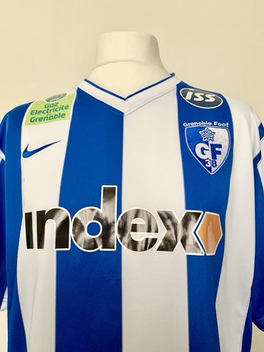 Grenoble Foot 38 2008-2009 Home Rendulic match worn Nike France Serbia shirt - Picture 6 of 11